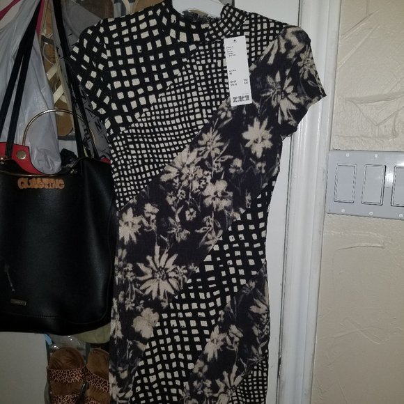 Urban Outfitters Dresses & Skirts - Urban Outfitters form-fitting multi-pattern mini dress